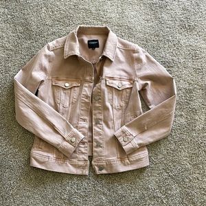 Liverpool Rose Pink Denim Jacket Jean Like New Size Small